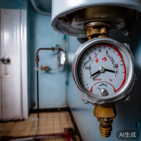 壁挂炉排水阀堵塞，清理杂质