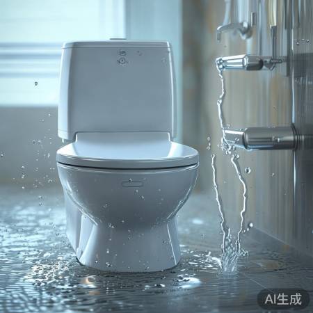 IPX5/6级智能马桶，洗澡无