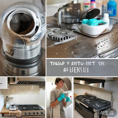 清洗排风管，除油污保效果