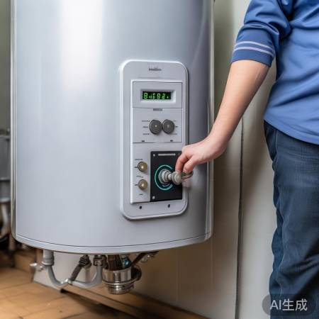 热水器调试完毕,正常使用