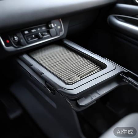 “揭盖找信用卡状槽，空调滤芯在