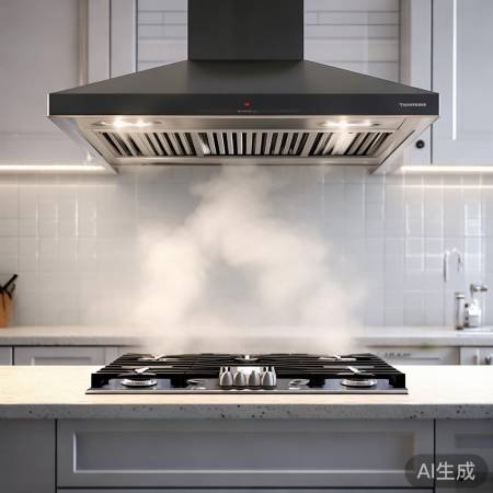 油烟机通风好,厨房无油烟味