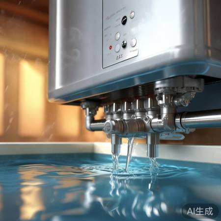 壁挂炉水压低,打开进水阀即可。