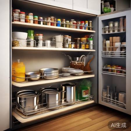 厨房收纳井然有序
