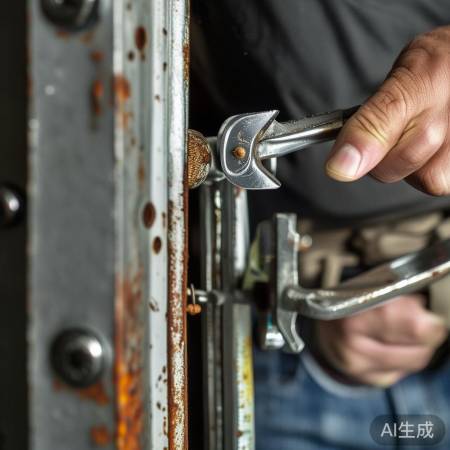 防盗门螺丝拧不动应对技巧