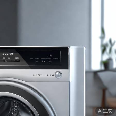 洗衣机一键启动，智能洗涤
