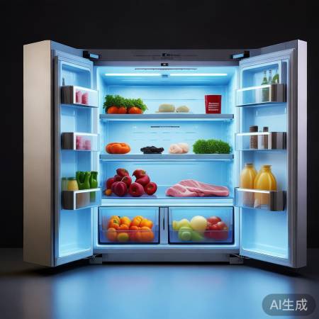 海尔冰箱升级，容量大，照明好