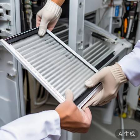 “拆卸滤芯:卡扣式轻松取下”