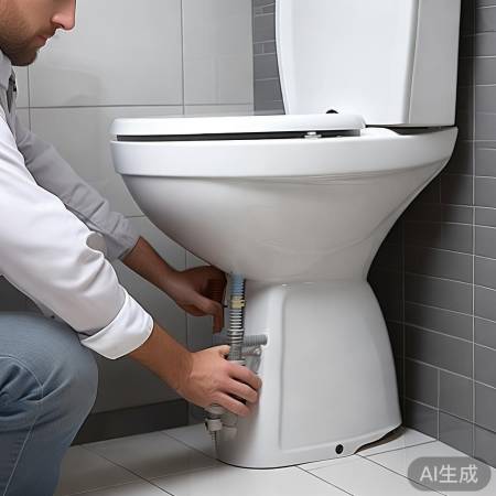 安装马桶,确保稳定