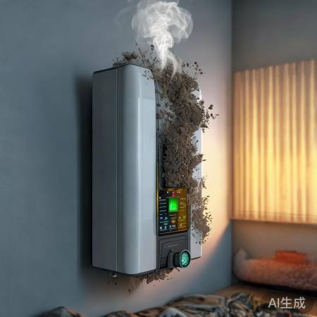 壁挂炉烟道堵塞,缺氧警报