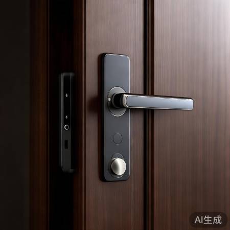 高端指纹锁，简约大气