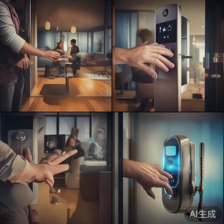 指纹独特,安全锁门