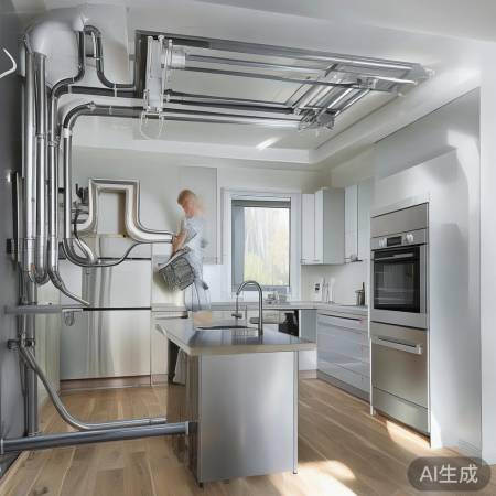 安装新风系统，注意管道布局