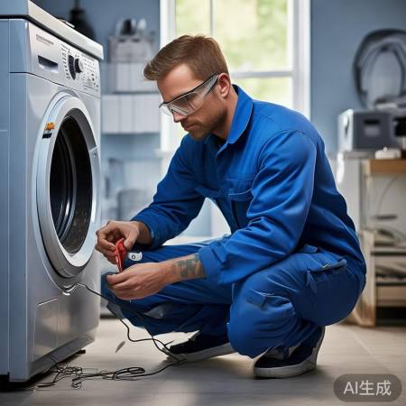 检查洗衣机地线，确保接地良好
