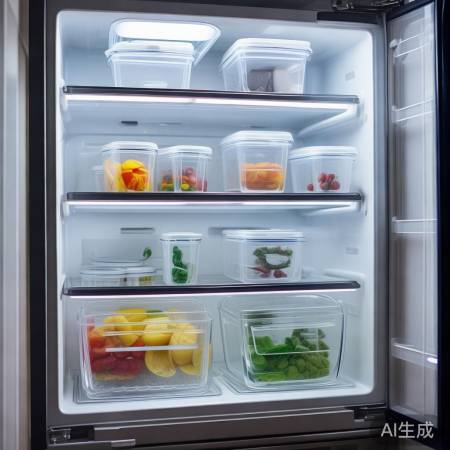 冰箱收纳工具，空间整洁有序