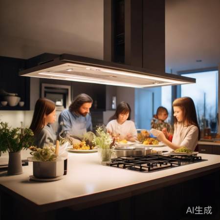 油烟机:实用照明,定时省心