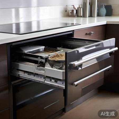 集成灶抽屉卡住问题