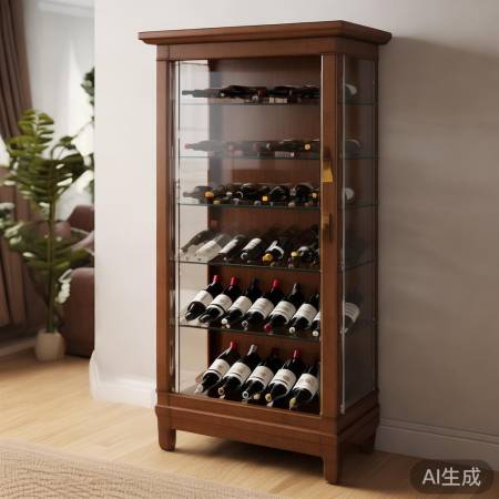 红酒柜与视线平行