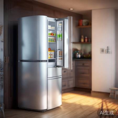 “风冷变频冰箱,节能新选择”