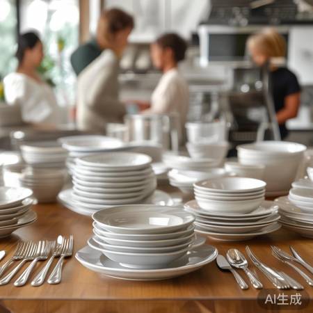 容量适宜家庭餐具