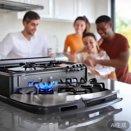 红日燃气灶018B家用安全节能灶具推荐