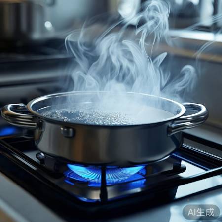 燃气灶做饭时锅底水声之谜