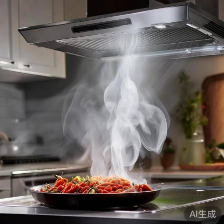 油烟机900pa静压大吸力:厨房清洁好帮手