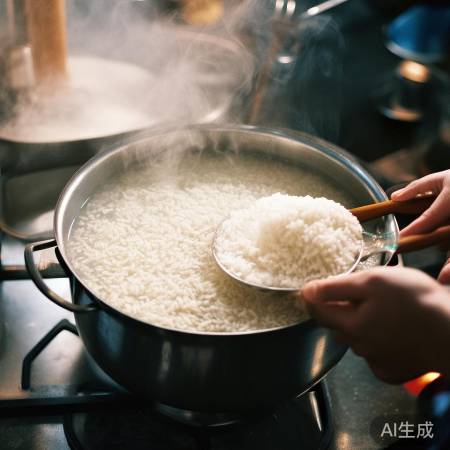 提前浸泡大米，煮粥快又细