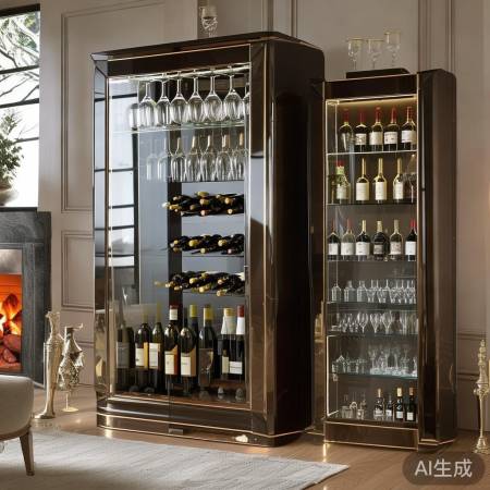 酒柜配饰，和谐显眼