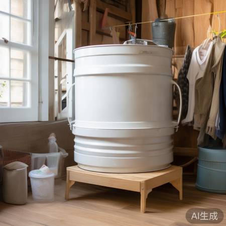 塑料桶自制洗衣机，清洁高效新选择