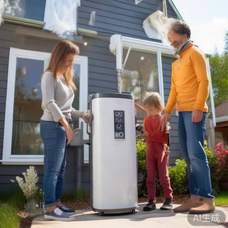 电热水器室外装，生活更美好