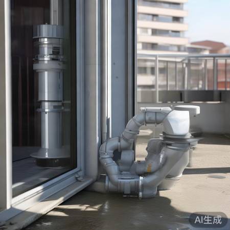 排水管连接阳台,防止废水倒灌