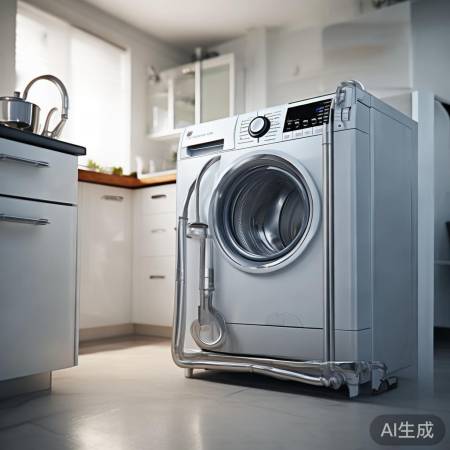 安装洗衣机接水口，应该找专业师傅处理