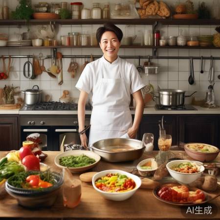 点赞转发，厨房达人！