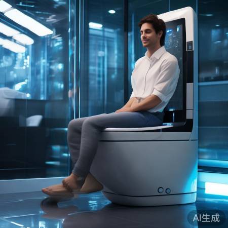 “传统马桶烦恼，智能马桶舒适”