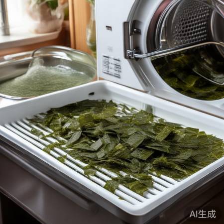 洗海苔后，排净洗衣机水