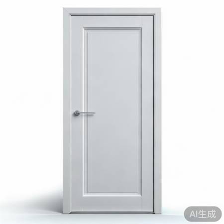 现代简约防盗门，冷色调清爽。