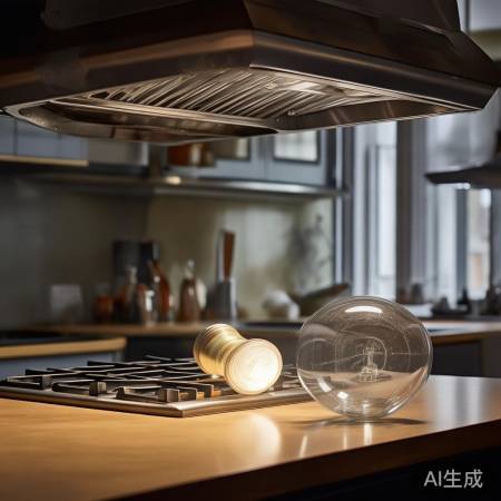 油烟机灯泡易暗，慎选规格换新。