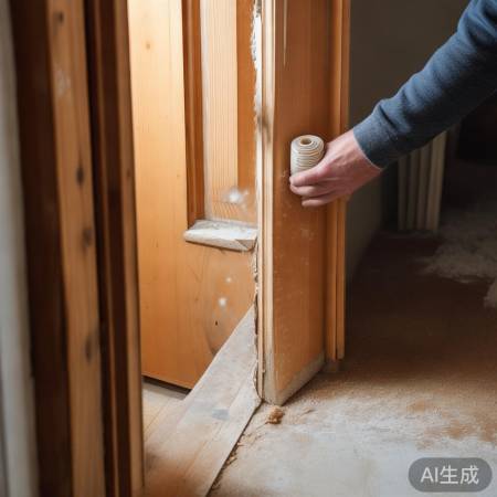 门框问题致风漏，需处理或换新