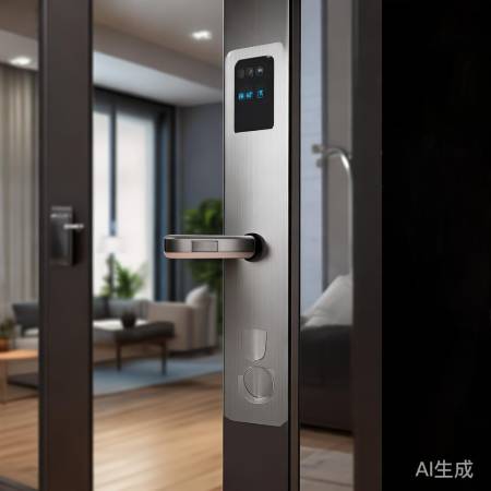 “铝合金指纹锁，安全实用之选”