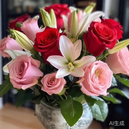 “红酒柜摆花，选花定位养护”