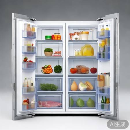大容量分区冰箱,人性设计