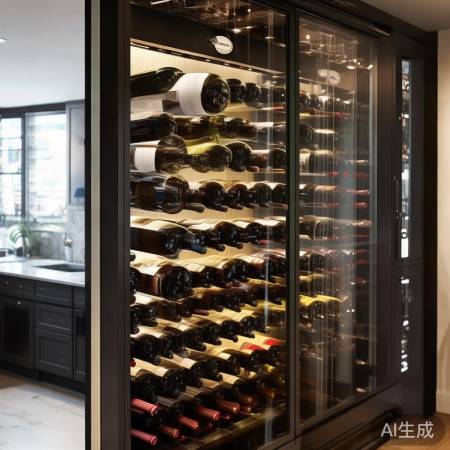 酒柜：珍藏展示，家居亮景