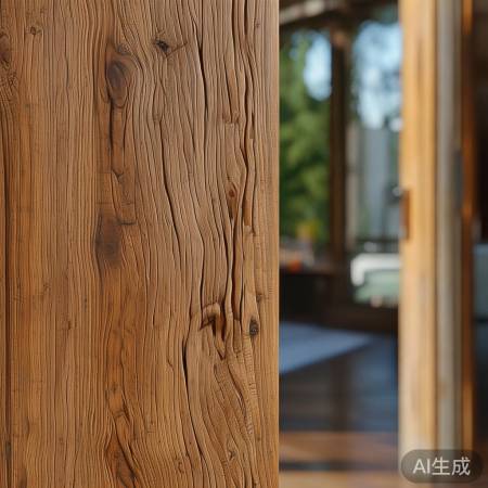 入户门防盗门木纹设计，打造家居安全美学