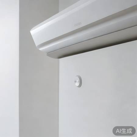 简约清爽空调按钮