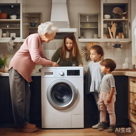 适合老人小孩/节省空间洗衣机