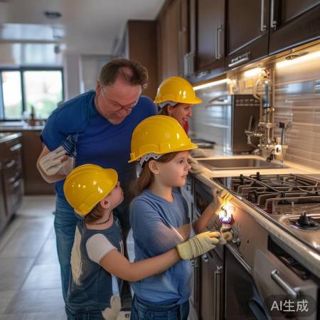 燃气灶使用完毕，如何正确关闭阀门？