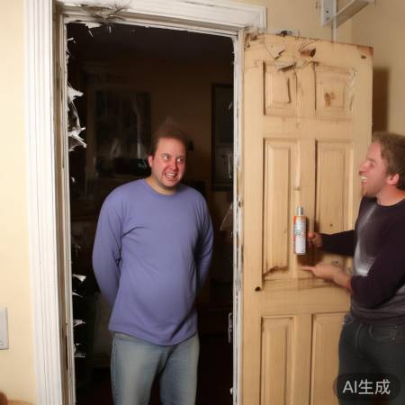 防盗门玻璃打胶的注意事项