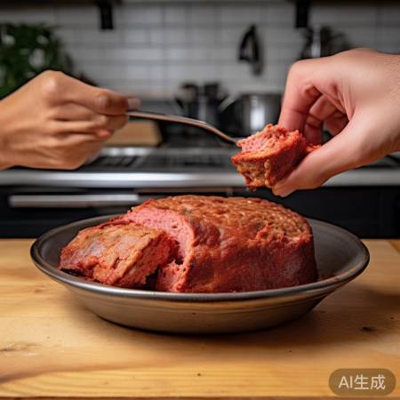 肉馅变色、变味、口感差不要吃