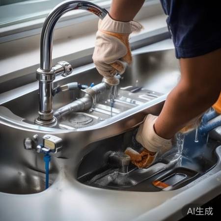 检查水管连接，清理杂物